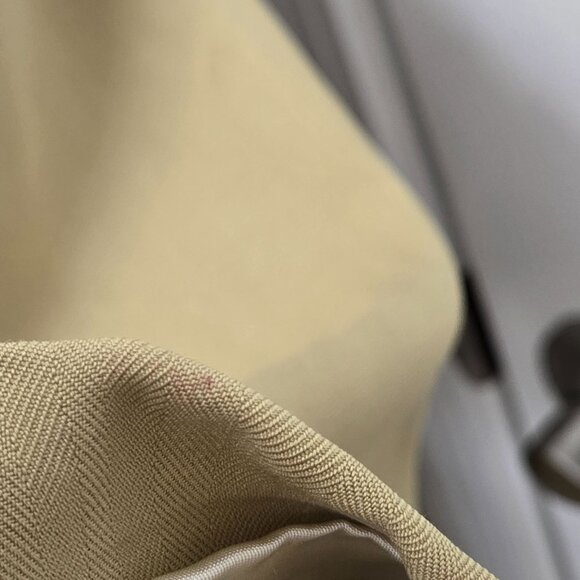 Cezar Del‎ Prado Mens Beige 100% Silk Blazer Jacket Size 40R Herringbone Summer - Picture 11 of 16